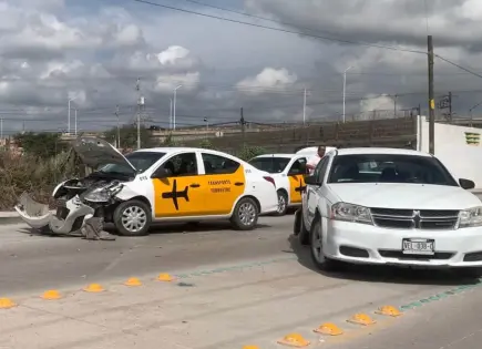 Cuantiosos daños en choques sobre Circuito Potosí