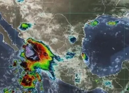 Depresión tropical Doce-E se aproxima al Pacífico