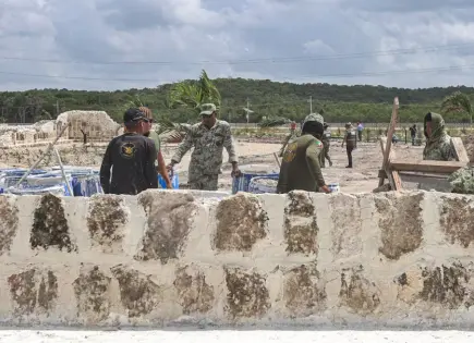 Sedena reubica 12 monumentos arqueológicos en Los Monjes