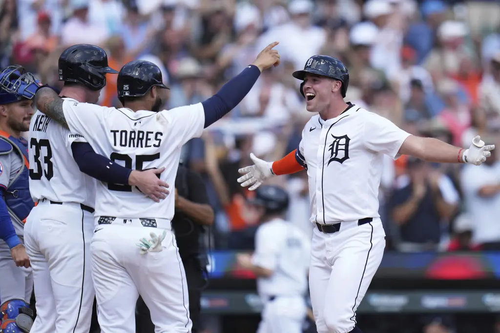 Tigres de Detroit vencen a los Mets de Nueva York en emocionante partido de béisbol