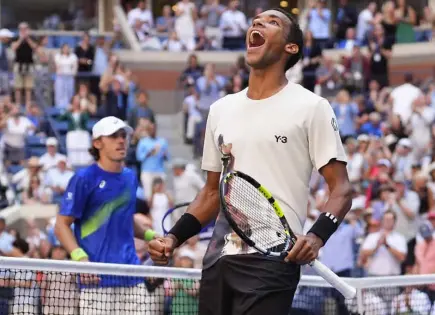 Felix Auger-Aliassime avanza a semifinal del Abierto de Estados Unidos tras duelo épico