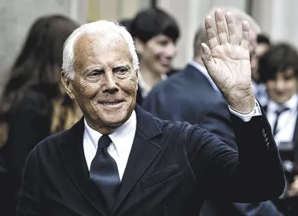 ADIÓS AL ´REY´ DE LA MODA ITALIANA