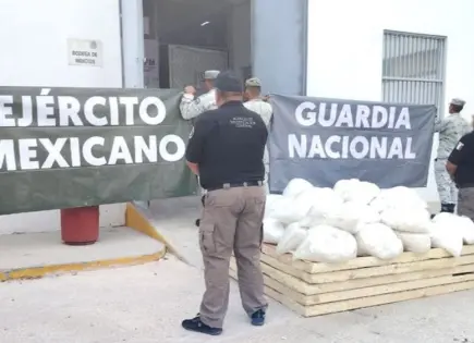 Aseguran tráiler con pastillas de metanfetamina valuadas en 100 mdp