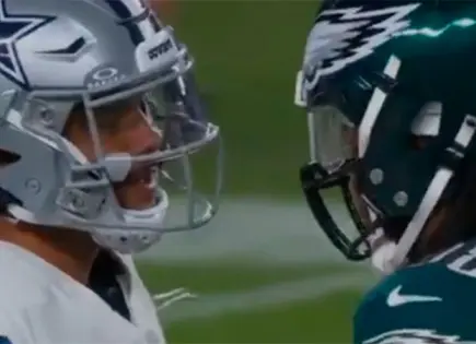 Expulsan a Jalen Carter por escupir a Dak Prescott en la NFL