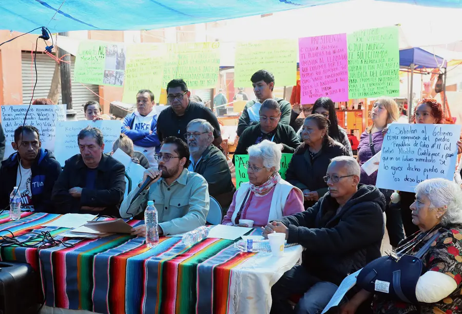 Vecinos desalojados en Centro Histórico de CDMX denuncian violaciones de DDHH