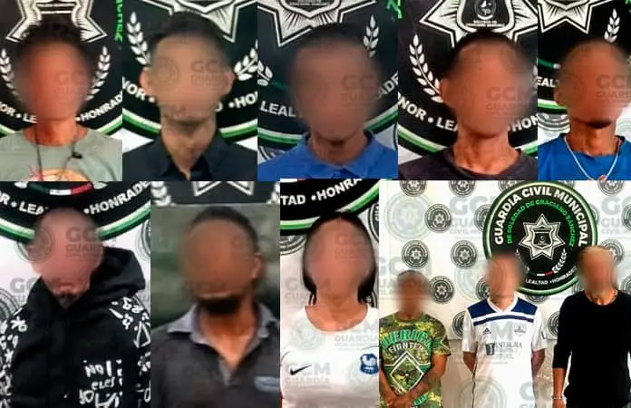 Arrestan a viciosos con “mota” y cristal