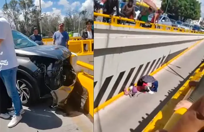 La joven fue llevada al Hospital Central.