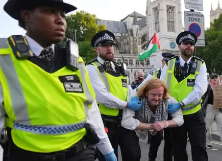 Arrestan a simpatizantes de Palestina Action
