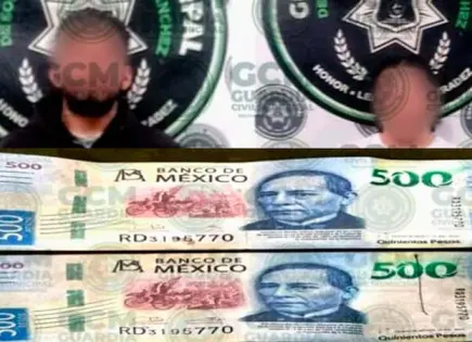 Sujetos pagaban gasolina con billetes falsos