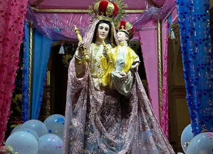 Concluye festividad de Virgen del Rosario