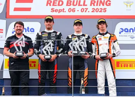 Joss Garfias logra podio en Austria