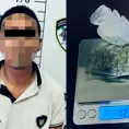 Con “mota”, sorprenden a individuo