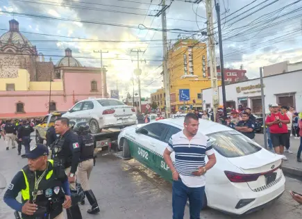 Dos taxistas detenidos tras pelea en pleno centro histórico