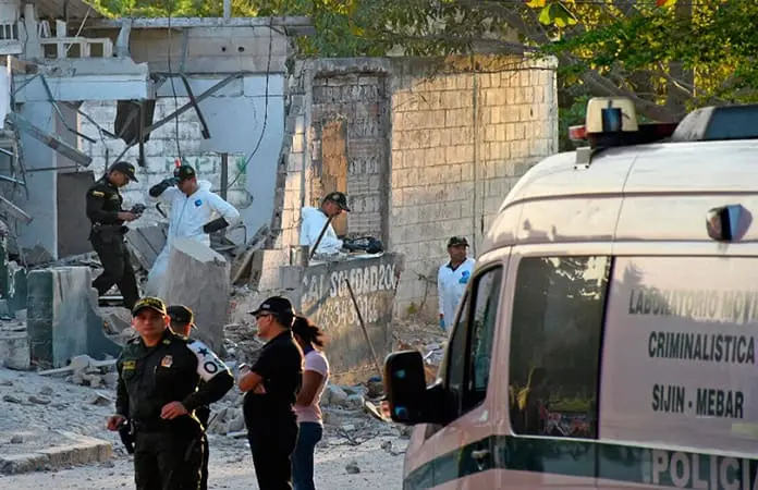 Atentado contra estación policial en Colombia