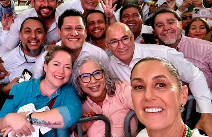 El alcalde reconoce labor de la presidenta Claudia Sheinbaum