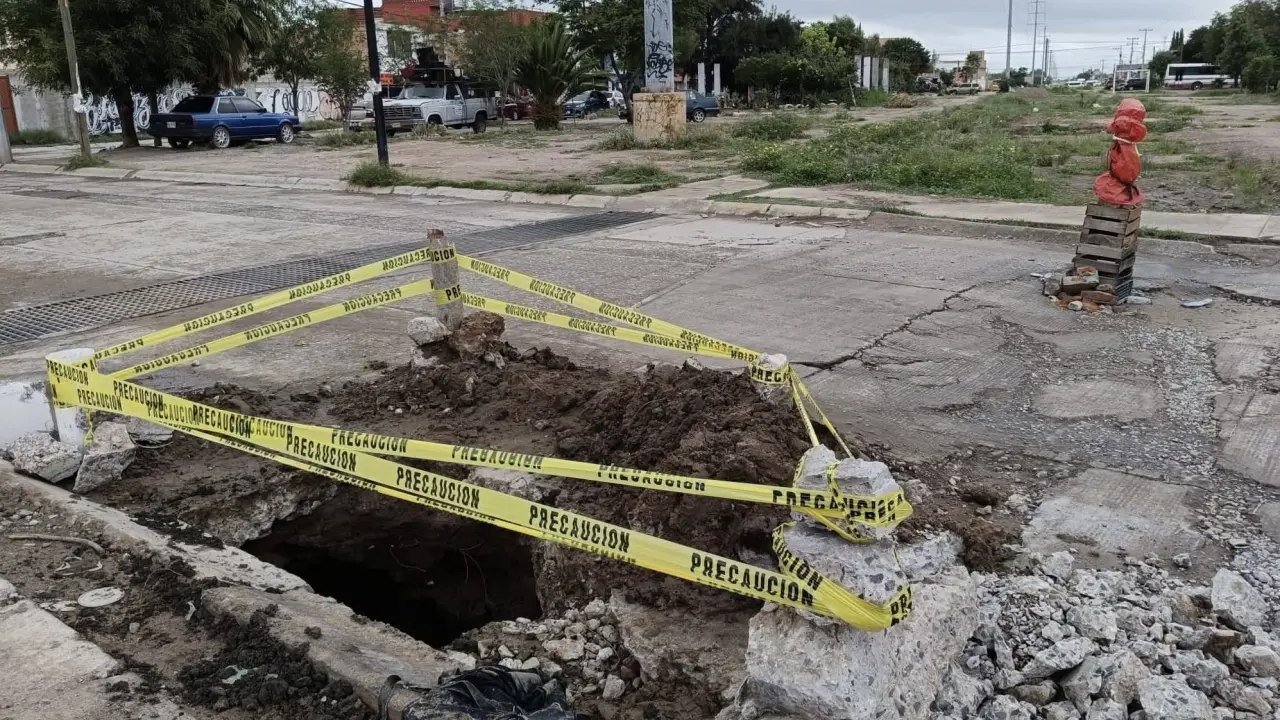 Intervendrán zanja abierta por Seduvop en El Sauzalito