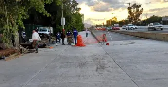 Abren circulación en lateral de Salvador Nava a Mariano Jiménez