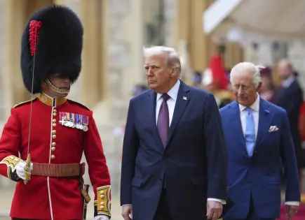 Cena de Estado en el Castillo Windsor durante la visita de Trump