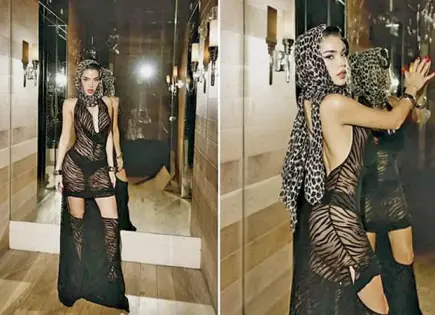 KENIA OS BRILLA EN NY CON ‘ANIMAL PRINT’