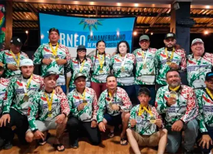 México gana medalla de oro en Campeonato Panamericano de Pesca