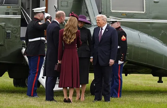 Reciben a Trump con protestas y arrestos