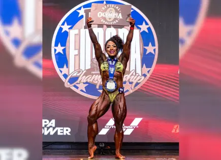 Potosina Karla Torres hace historia en el fisicoculturismo