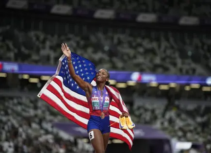 Melissa Jefferson-Wooden, la velocista que salvó a su padre