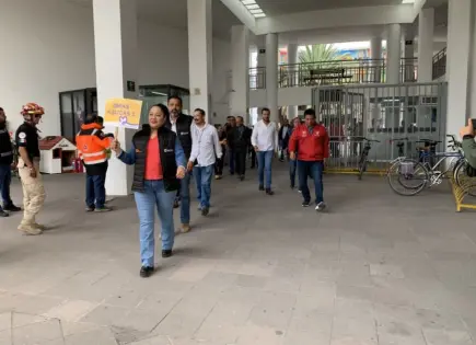 Realizan simulacro de sismo en la UAM