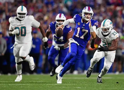 Triunfan los Bills ante los Dolphis