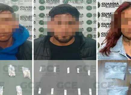 Capturan a tres "narcos" en la capital