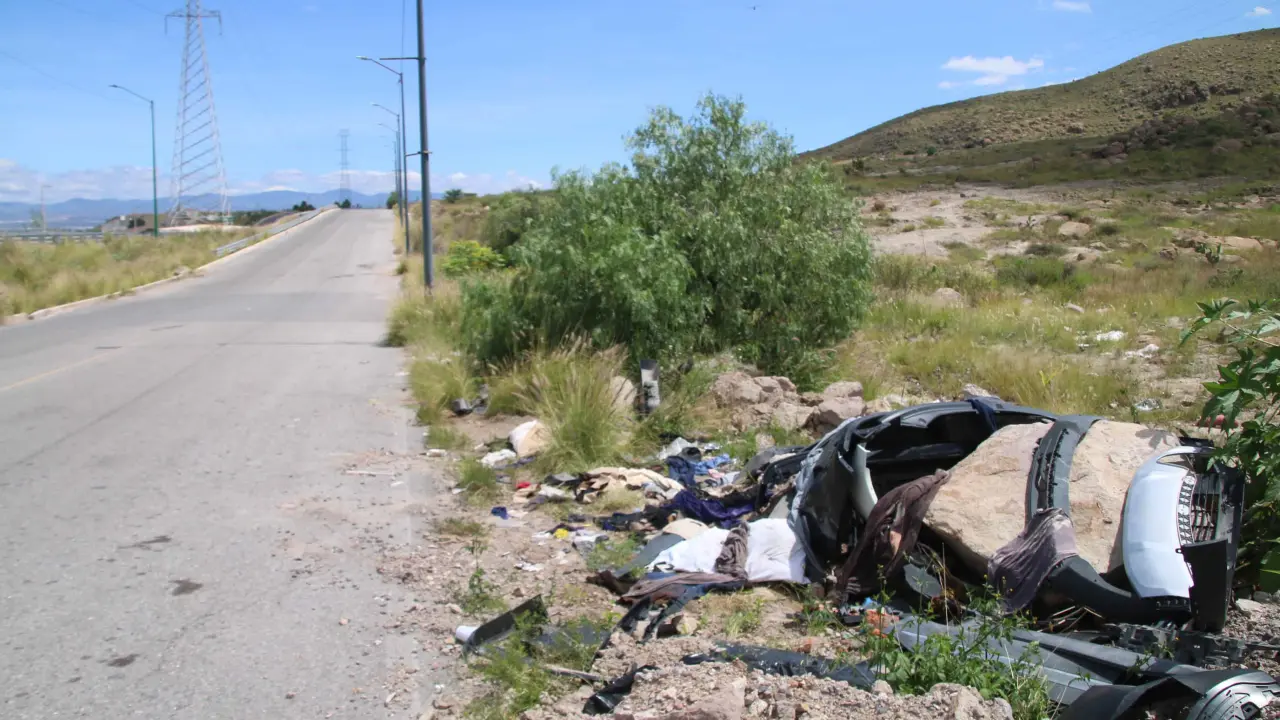 Estrenan  Vía Alterna... ¡de basurero!