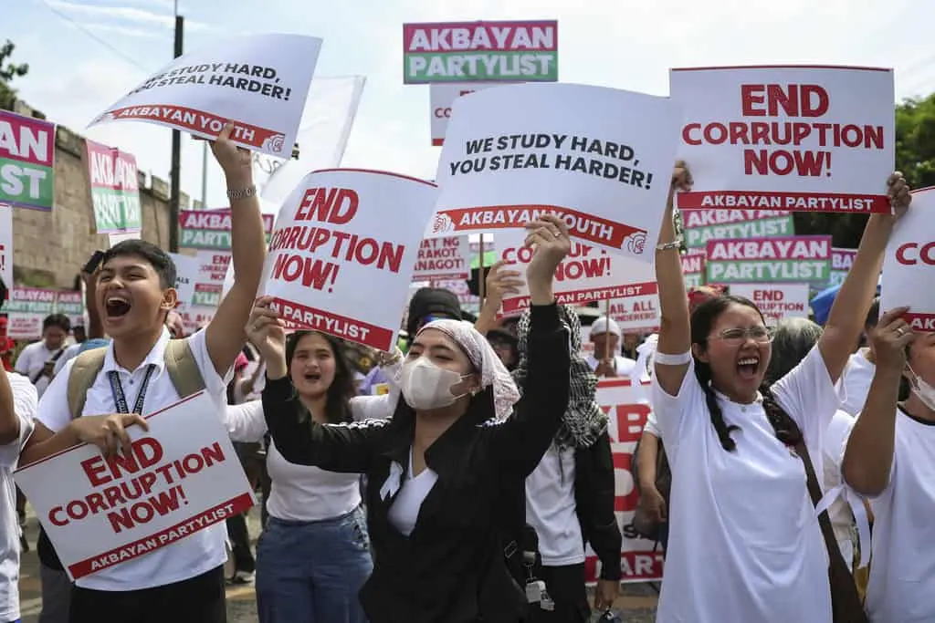 Protestas masivas en Filipinas contra corrupción