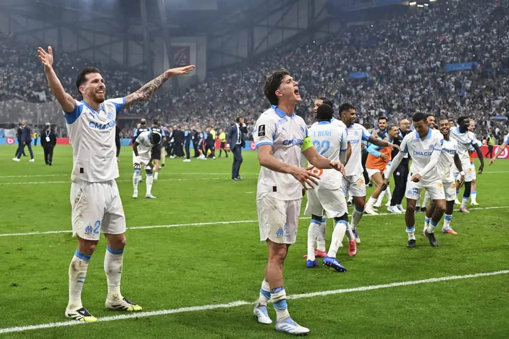 Olympique de Marsella rompe racha al vencer al PSG en la Ligue 1