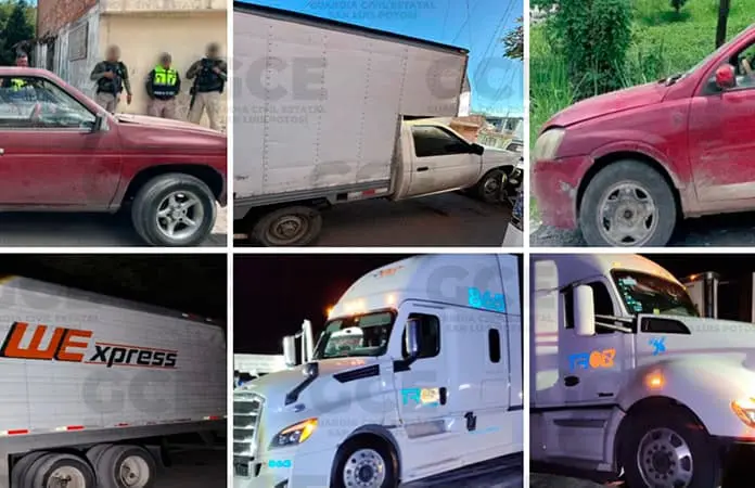 Recupera GCE seis vehículos robados