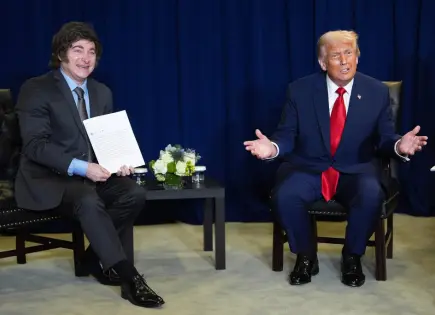 Donald Trump respalda a Javier Milei en crisis financiera argentina