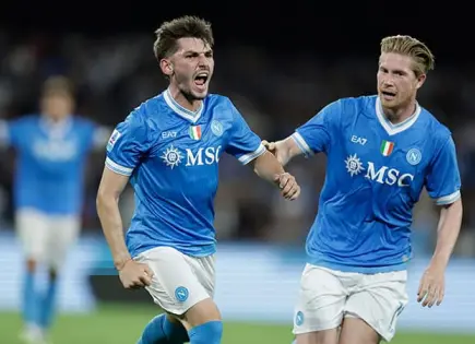 Sufrida victoria del Napoli sobre Pisa