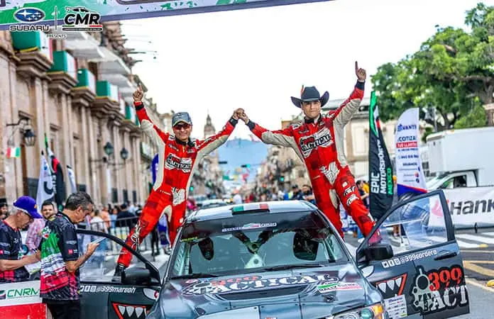 Ganan Cordero y Hdz. el Rally Patrio