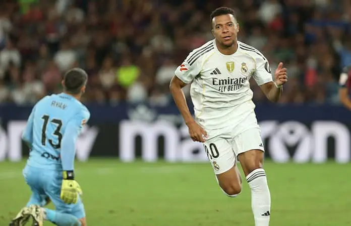 Real Madrid golea a Levante