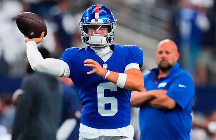 Debutará Jaxson Dart con Gigantes de NY