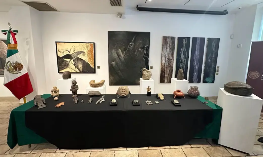 México expone en Nueva York piezas arqueológicas recuperadas
