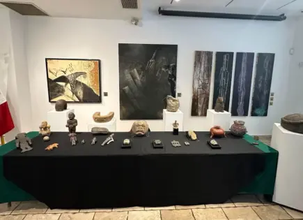 México expone en Nueva York piezas arqueológicas recuperadas