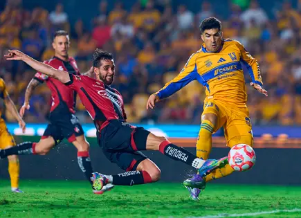 Tigres derrota con superioridad al Atlas Tigres derrota con superioridad al Atlas