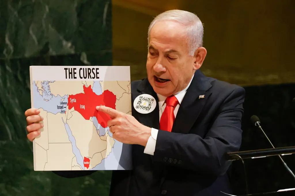 Netanyahu desafía en la ONU con postura firme ante Hamás