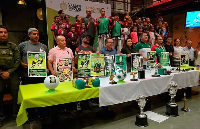 Presenta Villa de Pozos cartelera deportiva