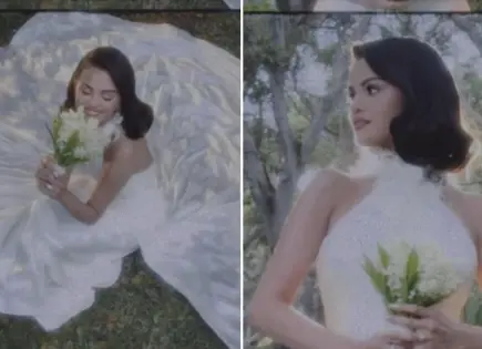 Selena Gómez deslumbra con vestido Ralph Lauren