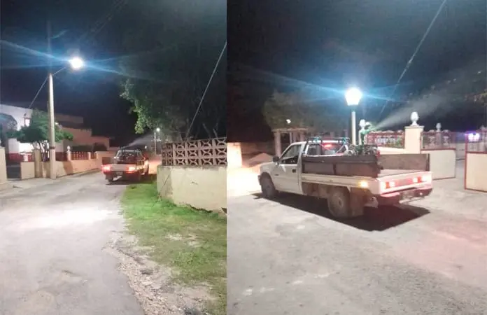 Fumigan diversas zonas del municipio