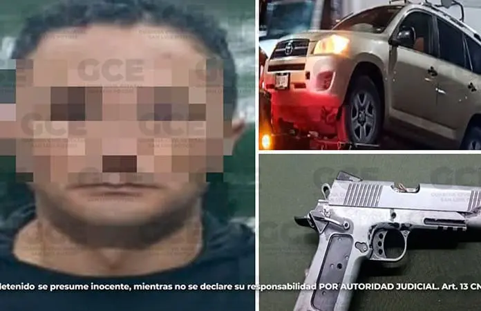 Maleante traía pistola falsa y camioneta robada