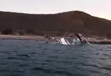 Tormenta hunde yate en costas de Sonora; rescatan a tripulantes
