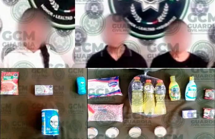 “Cachan” a farderos robando en Bodega Aurrerá