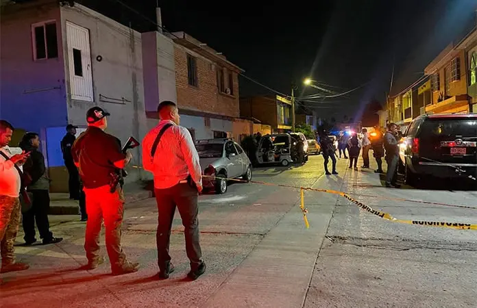 Policía acordonó la zona del ataque.